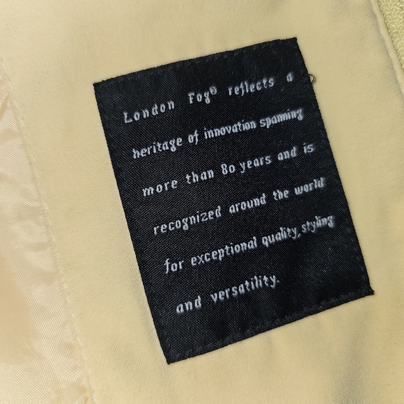 London Fog Vintage Windbreaker Short Coat In XL - Picture 8 of 10